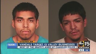 Vandals target 13 Valley businesses