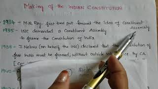 Making of the Indian constitution Part1|APPSC AE TSPSC AEE|@civilindex7988@appsc and tspsc study zone