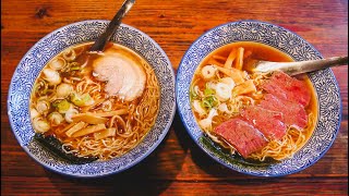 Trying Takayama Ramen + Hida Beef in Takayama, Japan