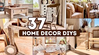 37 DIY Home Decor Thrift Flips ~ Affordable Decorating Ideas ~ High End Decor on a Budget