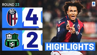 BOLOGNA-SASSUOLO 4-2 | HIGHLIGHTS | Six goal thriller in Bologna! | Serie A 2023/24