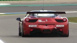 2x Ferrari 458 Challenge on the TRACK | EPIC SOUND!