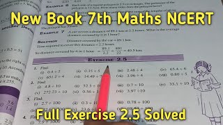 Chapter 2 Ex-2.5 Fractions and Decimals || Class 7 Maths New Book