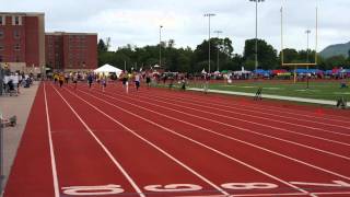 Eau Claire Regis 4x100 finish at state track meet