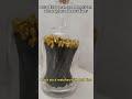 stylish matchsticks in a glass jar