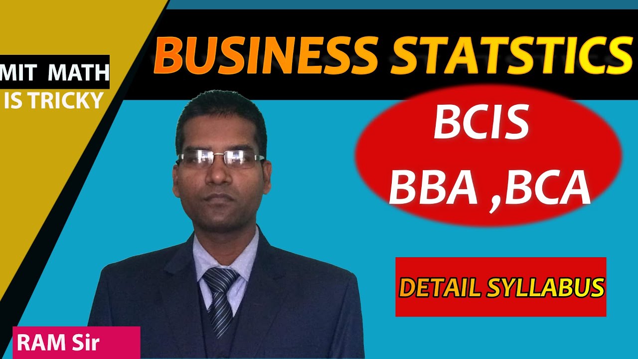 Business Statistics Detail Syllabus For Bba Bba Bi Bca Bcis Bba Tt