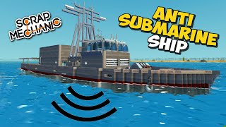 💥 ЗАПУСКАЮ МИНЫ С ПРОТИВОЛОДОЧНОГО КОРАБЛЯ 🚢 ОБЗОР ПОСТРОЕК в Scrap Mechanic 🔨 СКРАП МЕХАНИК 🔔