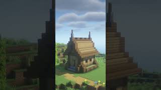 【Minecraft】如何建造簡易小屋 | Minecraft 建築#shorts