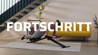 SportPlus klappbarer Bauchtrainer - Ab Workout durch 4-fachen Steigungswinkel