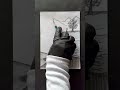 easy landscape drawing technique 🤔😱 shorts craft art drawing crafts satisfying