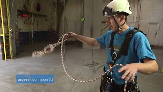 Rigging a pull through for access from the ground, Access Techniques Ltd online video cutter com