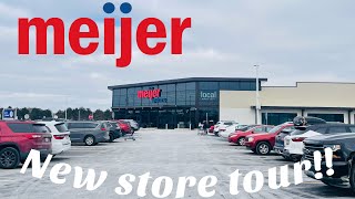 Grand Opening tour of the new Meijer Grocery - Macomb twp Mi