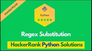 HackerRank Regex Substitution problem solution in Python | Python solutions | Programmingoneonone