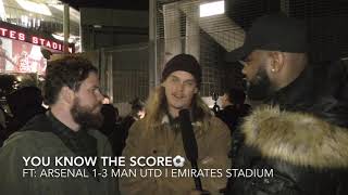 Sanchez SILENCED The Arsenal Crowd (Ozzy Man Utd Fans) | ARSENAL 1-3 MANCHESTER UNITED FANCAMS