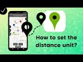 How to set the distance unit on Map Marker?