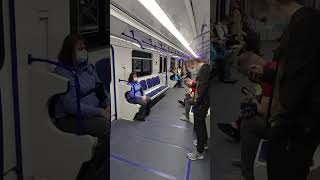 #6 Metro car inside - Kharkiv city - Ukraine - May 2021