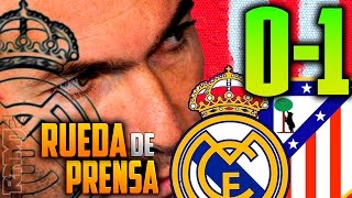 Rueda de prensa post Real Madrid 0-1 Atlético de Madrid | RDP Zidane | LIGA JORNADA 26