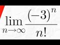 Sequence 3^n/ n! with Squeeze Theorem | Calculus 2 Exercises