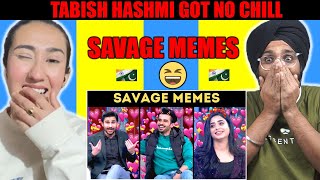 Indian Reaction to 😆Savage Pakistani Memes ft Tabish Hashmi| Raula Pao