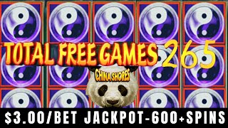 HANDPAY JACKPOT ON CHINA SHORES - Max Bet !! 600+ Spins HUGE WIN