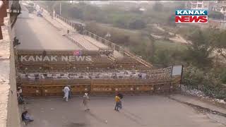 Strict Security Arrangements At Ghazipur Border