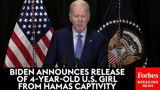 BREAKING NEWS: Biden Announces 4-Year-Old U.S. Citizen Has Been Freed From Hamas Captivity