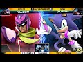 ssbu 4o4 smash night 7 fatality captain falcon vs nipah sonic losers final