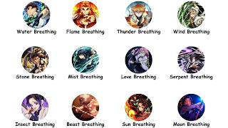 Every Breathing Style in Demon Slayer EXPLAINED
