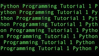 Python Beginner Tutorial 1 - Starting Python in Repl (No installation required)