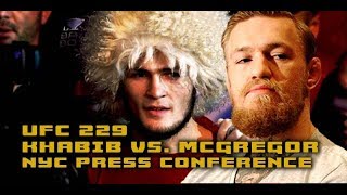 UFC 229 Press Conference: Conor McGregor vs. Khabib Nurmagomedov
