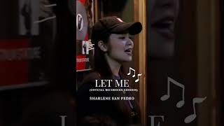 Sharlene San Pedro - Let Me (Official Recording Session) (Audio Teaser) #shorts