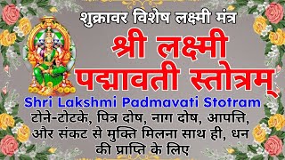 शुक्रवार विशेष लक्ष्मी मंत्र||श्री लक्ष्मी  पद्मावती स्तोत्रम्||Shri Laxmi Padmavati Stotram||#laxmi