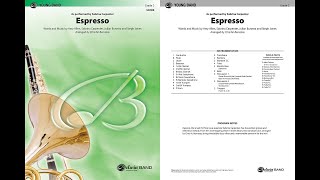 Espresso, arr. Chris M. Bernotas – Score & Sound