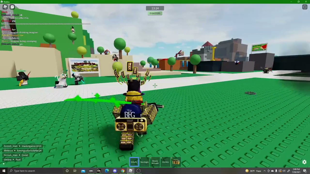 Combat Warriors Roblox Odachi Stab - YouTube