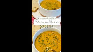 How to make Easy Butternut squash soup with coconut milk and minimal ingredients / Super easy soup