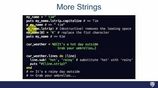 Strings - Ruby on Rails: An Introduction