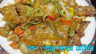 সামুদ্রিক লাল পোয়া মাছের অসাধারণ রান্নার রেসিপি || Red Pua Fish Cooking Recipe || #foodblog #seafish