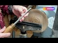 woodturning the little oak plate woodturning woodlathe latheprojects beginnersproject