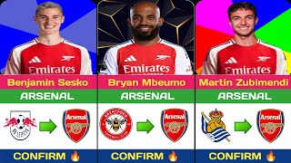 BENJAMIN SESKO,BRYAN MBEUMO \u0026 MARTIN ZUBIMENDI 🔥 ARSENAL TRANSFER NEWS TODAY - CONFIRMED \u0026 RUMOURS