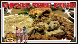 Chicken Fried Steak with Moss Chicken Breader