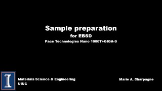 Electron BackScatter Diffraction: Sample Preparation