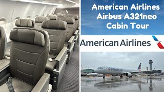 American Airlines Airbus A321neo Cabin Tour ex Alaska Airlines