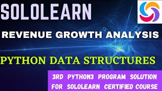 Revenue Growth Analysis python3 data structures project answer | Python data structures programming