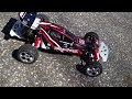 traxxas bandit vxl anacondas quick test run