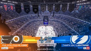 Philadelphia Flyers vs Tampa Bay Lightning 10/18/2022 NHL 23 Gameplay