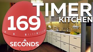 169 seconds Cooking timer | 2min 49sec Egg TIMER
