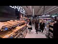 British Supermarket Shopping Walk - M&S Food Store, Marks and Spencer, London UK Groceries, 4K