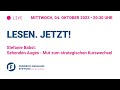 Lesen. Jetzt! - Stefanie Babst: Sehenden Auges - Mut zum strategischen Kurswechsel