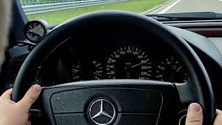 Mercedes w202 m111 turbo td04 100-200 acceleration