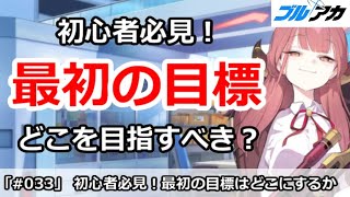 【ブルアカ】初心者必見！最初の目標はどこを目指すべきか。1～2ヶ月想定【100日後に初心者卒業(23/100)】